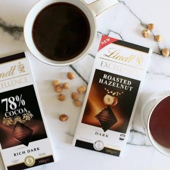 Lindt's Excellence 78% Cocoa and Excellence Hazelnut are the newest additions to the range