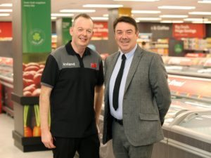 Ron Metcalfe, managing director of Iceland Ireland with David Harper, Iceland Tallaght store manager