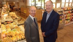 Liam Fitzgerald, left, and Jim Barry are proud of their companies' new partnership