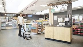 Nilfisk's SC250 is ideal for use in a retail environment