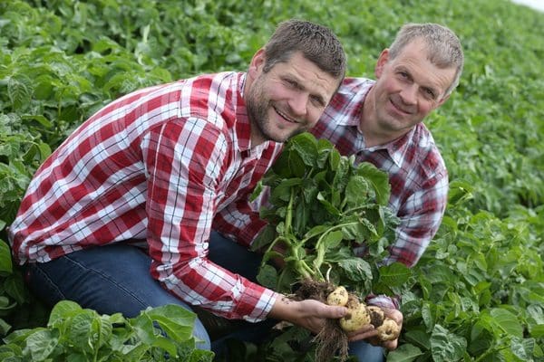 SuperValu's partners in potato-growing John and Chris Fortune, from Co. Wexford