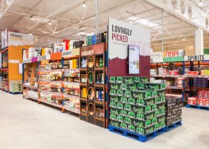 Reduced shelf height at the ends of aisles is another innovation in the wholesale sector which aims to improve the overall experience for visitors