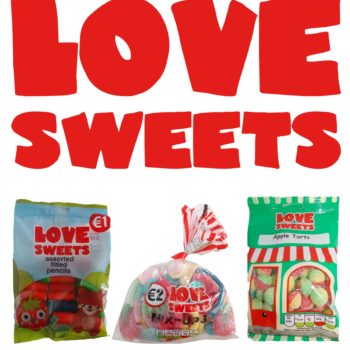 The Love Sweets range is attractively packaged, and jam-packed with flavour