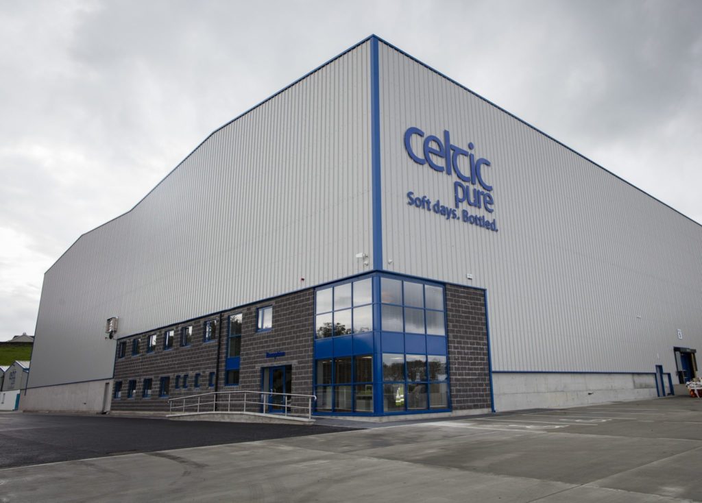Celtic Pure’s new 70,000sq ft facility, including that ever-so-Irish tagline!