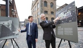 Oliver Loomes, Country Director for Diageo Ireland and Colin O’Brien, Beer and Packaging Director at Diageo at the announcement of Diageo’s plans