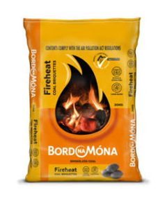 Bord na Móna’s new Fireheat Coal Briquette range allows consumers to enjoy an intensely hot coal fire that will last long into the night