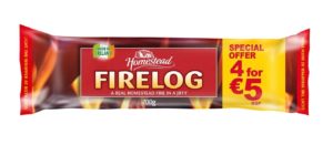 The new 700g Firelogs allow for the competitive four for €5 price point