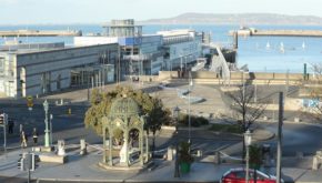 Dun Laoghaire's historic ferry terminal is a landmark in the town
