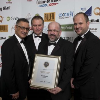 Filan's Centra, winners of National Convenience Store of the Year 2017, with David Vaz of the Daily Mail