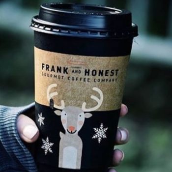 Frakn & Honest's playful Christmas coffee cup range includes festive favourites