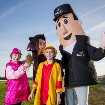Top Oil's charity mascot race will take place at the Leopardstown Christmas Festival