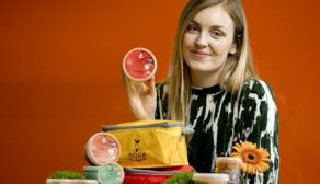 Clodagh Phelan of Pip and Pear, winner in the Innovation category at Bord Bia's Food and Drink Industry Awards