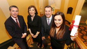 Pictured were Minister of State for Skills, Research and Innovation, Damien English TD, Gretta NashCadden, Chairperson of the Retail Ireland Skillnet Steering Committee, Sean Carlin of Retail Ireland Skillnet and Sarah Williams of Brown Thomas