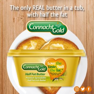 Connacht Gold Half Fat butter delivers on taste with half the fat