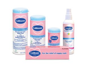 Caldesene works by attacking harmful bacteria and soothing skin irritation