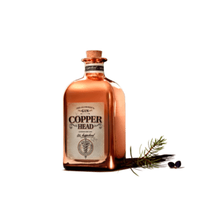  Copperhead has a signature juniper dominant taste with a hint of citrus flavour