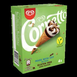 Cornetto has launched a new vegan friendly, dairy-free and gluten-free cone