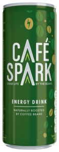 Café Spark is a unique new sparkling energy drink made using coffee beans