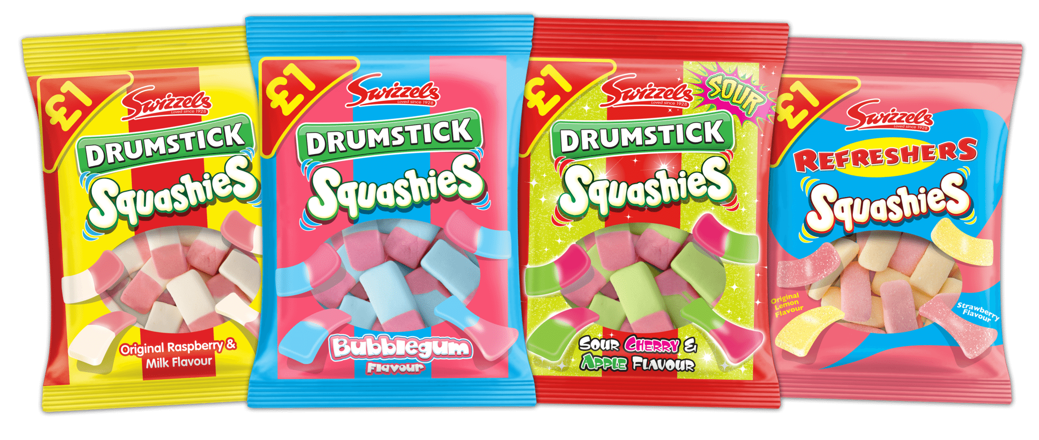The Squashies range offers a new take on classic sweet brands, and is Swizz...