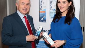 Tom Murphy, managing director of Pamex with Síle Seoige pictured at the launch of Marimer
