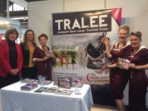 Representatives from the Tralee Chamber Alliance at the recent Active Retirement Ireland Trade & Tourism Show in Dublin’s RDS, including Michele from The Rose Hotel, Heather from Meadowlands Tralee and The Charming Soubrettes (Source: Facebook) 