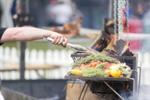 There is only one rule for exhibitors at the Big Grill – cook with fire, and fire alone! 