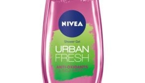 The Nivea Urban Fresh shower gel is designed to refresh the skin and rejuvenate the senses after a long day