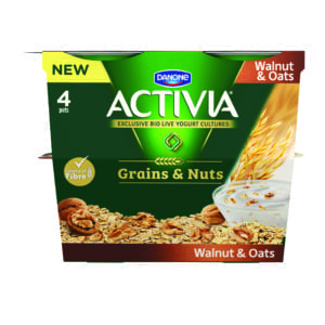 Activia Grains & Nuts offers both a satisfying, crunchy texture and nutty taste