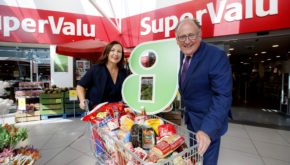 Brid O’Connell, CEO of Guaranteed Irish and Martin Kelleher, managing director of SuperValu