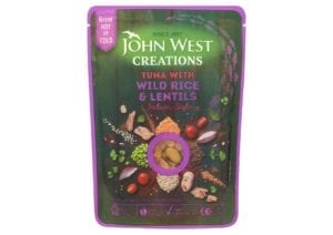 John West Creations comes in a convenient pouch format and can be served hot or cold