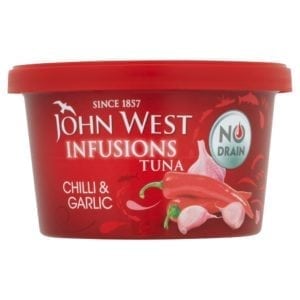 The John West Infusions range gives a single serving size portion of healthy fish an extra zest through the addition of a rainbow of exciting flavours