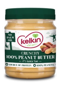 Kelkin 100% Peanut Butter is available in both Crunchy and Smooth varieties