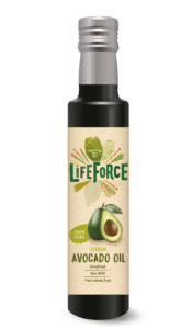 Lifeforce Avocado Oil is ideal for cooking healthy dinners