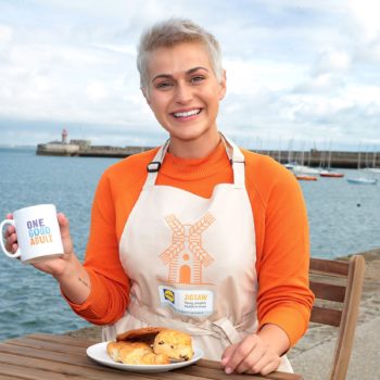 Maria Walsh launching Lidl Ireland's new pop up 'The Bakery' in aid of its national charity partner, Jigsaw