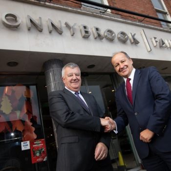 Joe Doyle, Owner of Donnybrook Fair and Chris Martin, CEO of Musgrave, which has just acquired the brand