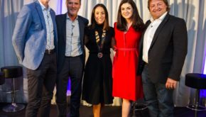 Henry Shefflin, Roy Keane, Anna O'Flanagan and Shane Byrne joined MC Sile Seoige for the annual IGBF Sports Lunch