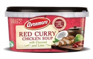 Avonmore’s ‘Red Curry Chicken Soup with coconut and lime’ has been created to whet consumers’ taste buds