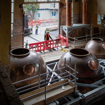 The new Roe & Coe distillery is located at the old Guinness power station, an impressive landmark on Dublin's Thomas Street