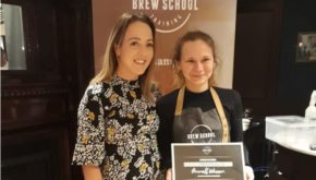 Marta Michalewicz, first place winner at the Aramark National Barista Competition