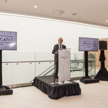 John Bruder of Burlington Real Estate marks the first phase of the new Frascati Centre