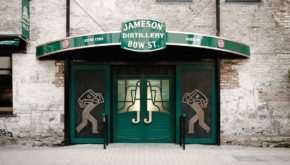 Entrance to the Jameson Whiskey Distillery at Bow Street in Dublin