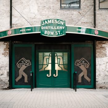 Entrance to the Jameson Whiskey Distillery at Bow Street in Dublin