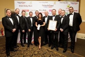 The team from Aryzta Food Solutions Ireland proudly displaying their Supplier of the Year Award at this year’s ceremony