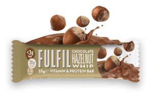 The Fulfil Chocolate Hazelnut Whip contains only 210kcal per serving