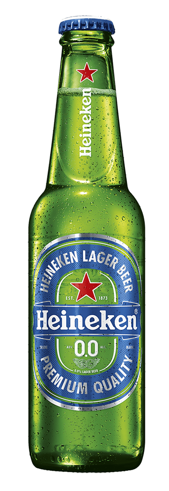 Heineken 0.0% is a non-alcoholic lager with a world-class taste