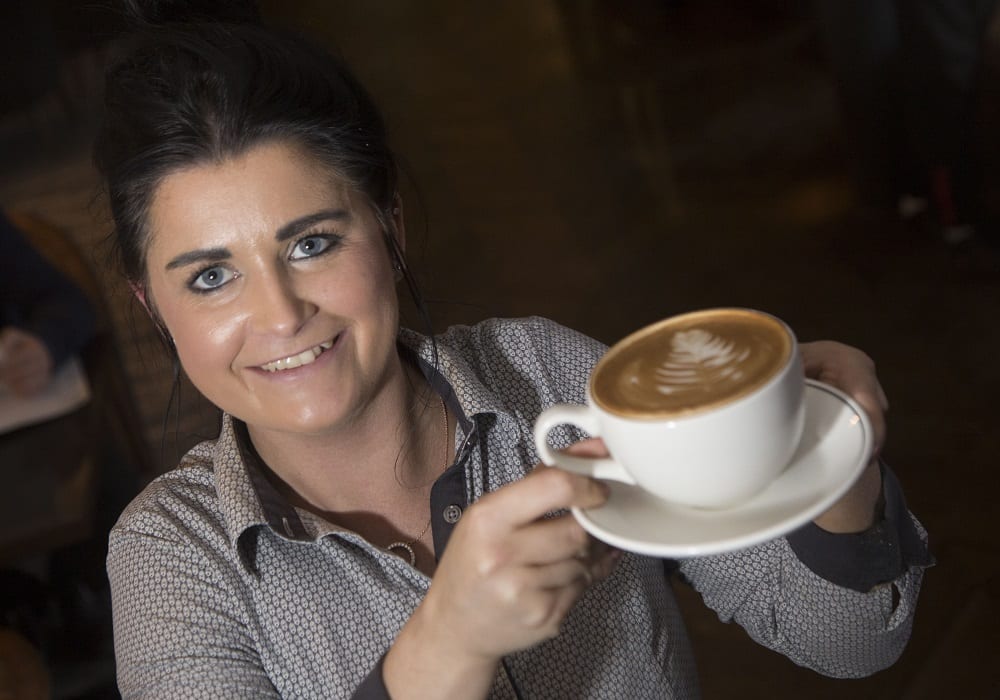 Sarah Morrissey of the Red Cow Moran Hotel, one of the baristas who will compete at Catex