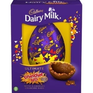 The Cadbury Crunchie Ultimate Easter Egg (RRP €19.50) contains pieces of Crunchie hidden in the egg shell