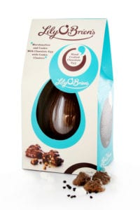 Lily O’Brien’s Mallow & Cookie Egg (RRP: €10) includes five cocoa cookie clusters for the ultimate indulgence
