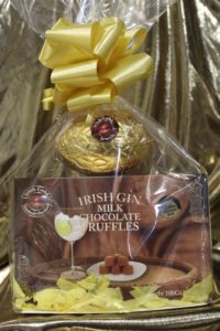 100g Irish Gold Gin Truffles, a gold medal winner at this year’s Blas na hEireann awards, are included in Irish Gold Easter Eggs
