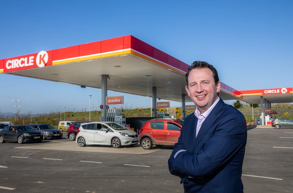 Niall Anderton, Managing Director, Circle K Ireland, visits the brand new Circle K Gorey on the M11